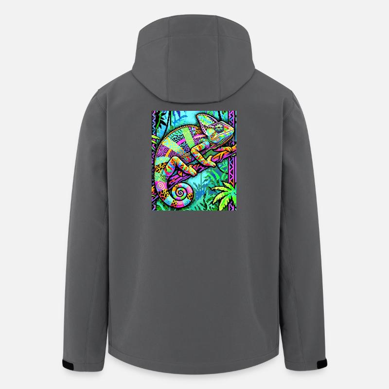 caméléon - Veste softshell homme en polyester recyclé Stanley/Stella - charbon
