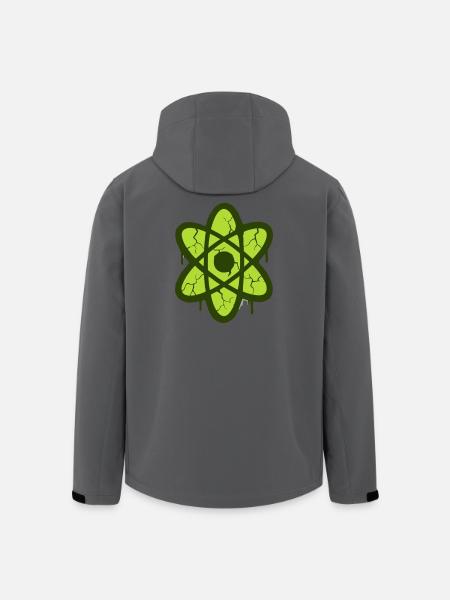 Atom Symbol Graffiti Logo - Men’s Recycled Softshell Jacket by Stanley/Stella - anthracite