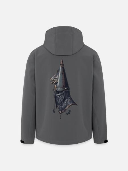 Gotische Fantasie-Kiefernzapfen - Recycelte Männer Softshell-Jacke von Stanley/Stella - Anthrazit