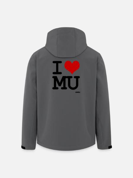 i love mu - Men’s Recycled Softshell Jacket by Stanley/Stella - anthracite
