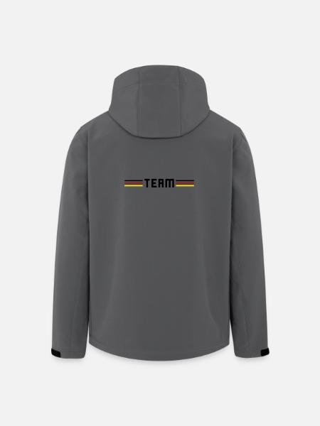 Team Germany - Men’s Recycled Softshell Jacket by Stanley/Stella - anthracite