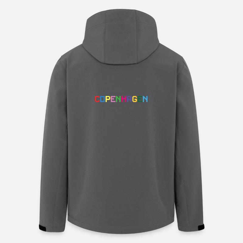 Copenhagen Denmark - Recycelte Männer Softshell-Jacke von Stanley/Stella - Anthrazit
