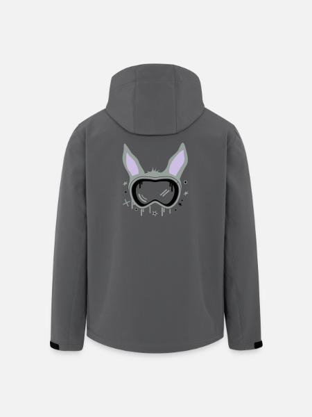 Skihase - Recycelte Männer Softshell-Jacke von Stanley/Stella - Anthrazit