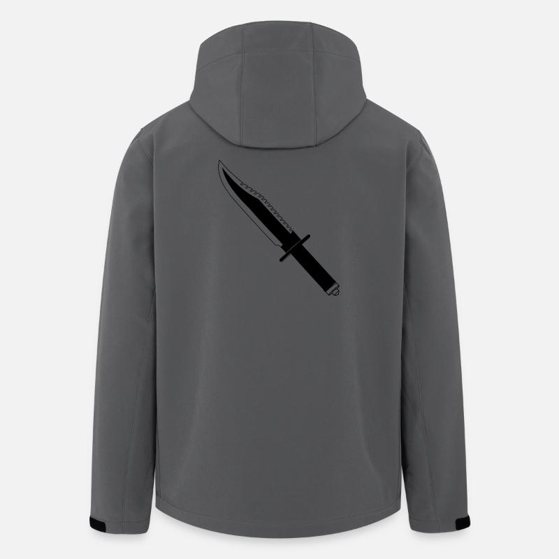 Überleben des Messers - Recycelte Männer Softshell-Jacke von Stanley/Stella - Anthrazit