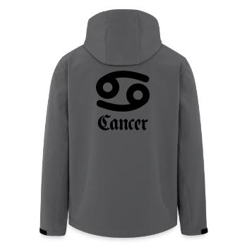 Cancer lobster - Men’s Recycled Softshell Jacket by Stanley/Stella - anthracite - Back - AI Model Male 185 light (185cm)