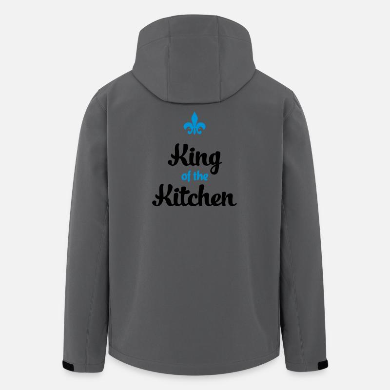 Funny cooking apron for men - Men’s Recycled Softshell Jacket by Stanley/Stella - anthracite