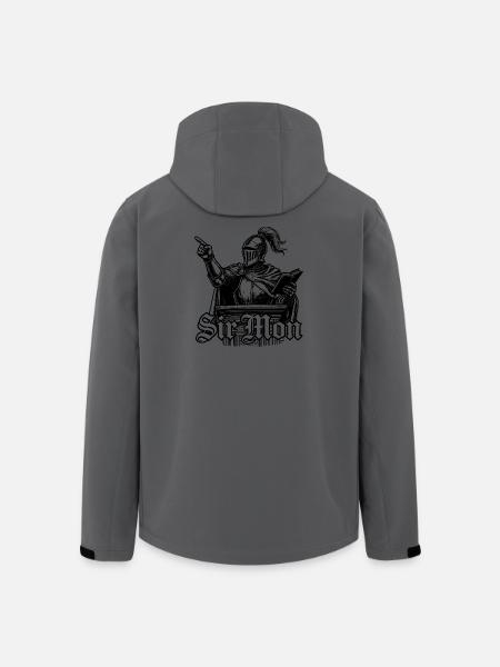 Sir Mon Knight Funny Renaissance Faire Men LARP - Recycelte Männer Softshell-Jacke von Stanley/Stella - Anthrazit