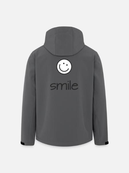 Smile Symbol Font - Men’s Recycled Softshell Jacket by Stanley/Stella - anthracite