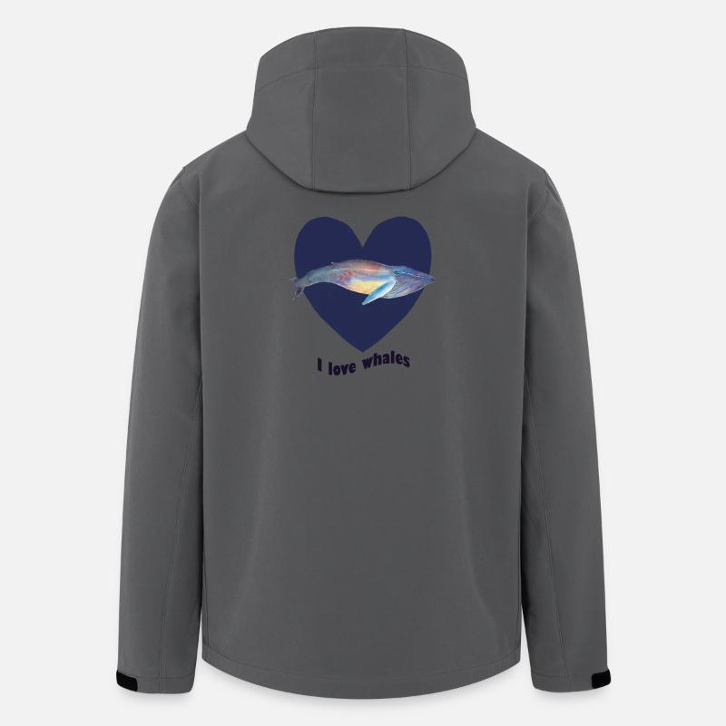 Walherz - Recycelte Männer Softshell-Jacke von Stanley/Stella - Anthrazit