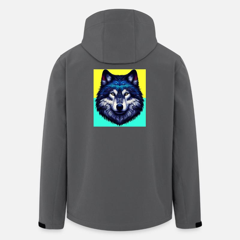 Wolf - Recycelte Männer Softshell-Jacke von Stanley/Stella - Anthrazit