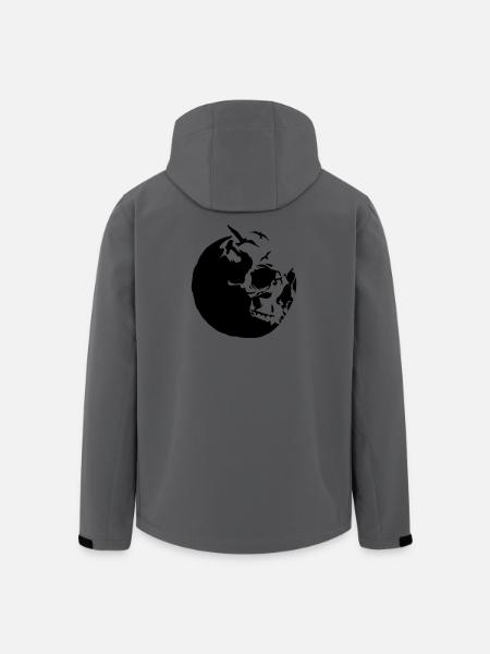 killing moon skull mond - Veste softshell homme en polyester recyclé Stanley/Stella - charbon