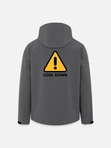 Cool down | Runter kommen - Veste softshell homme en polyester recyclé Stanley/Stella - charbon