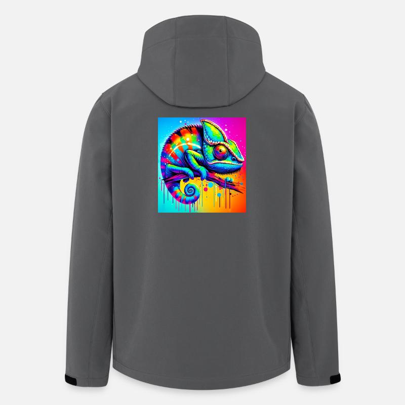 caméléon - Veste softshell homme en polyester recyclé Stanley/Stella - charbon