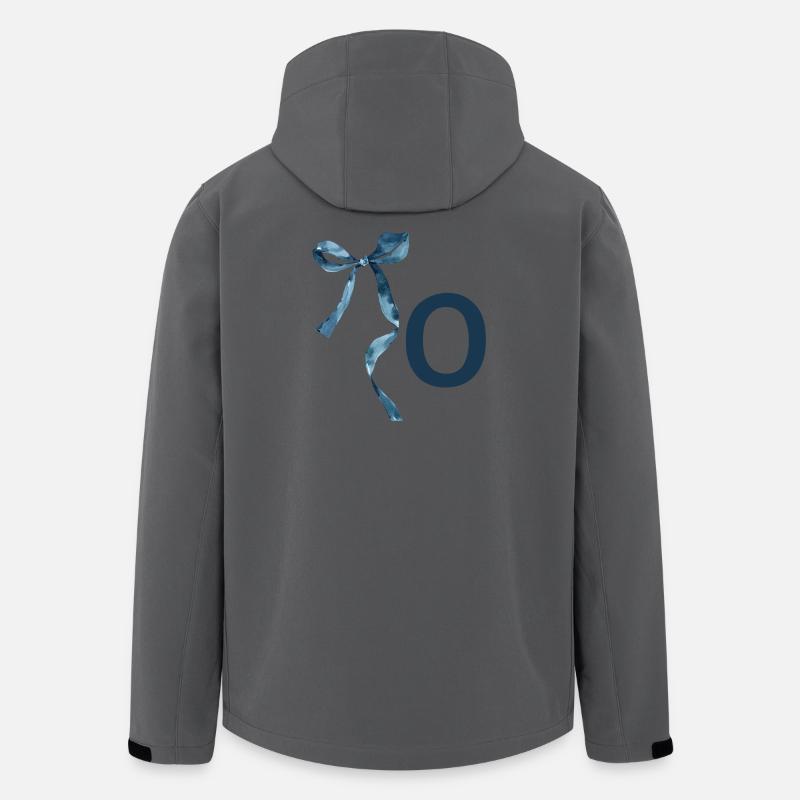 Monogram o gift idea - Men’s Recycled Softshell Jacket by Stanley/Stella - anthracite