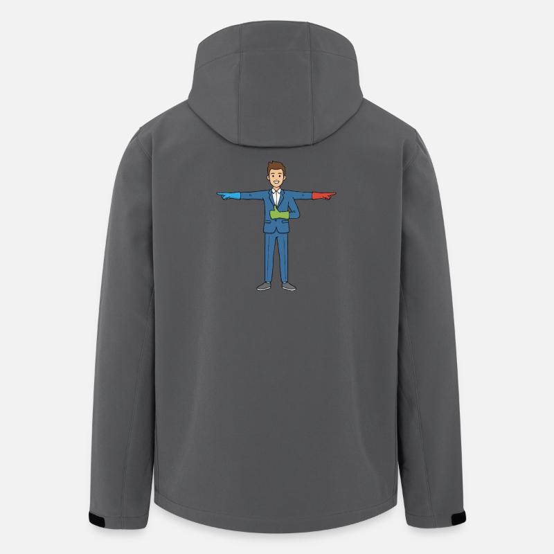 Gulden_middenweg - Recycelte Männer Softshell-Jacke von Stanley/Stella - Anthrazit