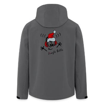 Weihnachtslied DJ - Recycelte Männer Softshell-Jacke von Stanley/Stella - Anthrazit - Hinten - AI Model Male 185 light (185cm)