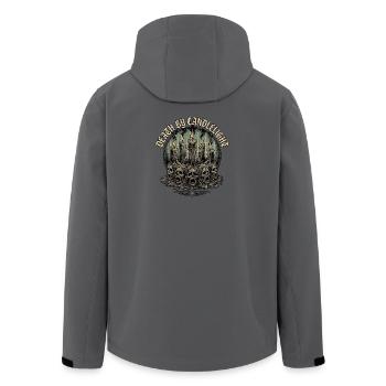 Gothique Halloween - Veste softshell homme en polyester recyclé Stanley/Stella - charbon - Dos - AI Model Male 185 light (185cm)