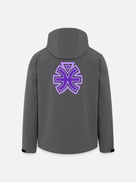 Pisces and Water Tribal Symbol - Men’s Recycled Softshell Jacket by Stanley/Stella - anthracite