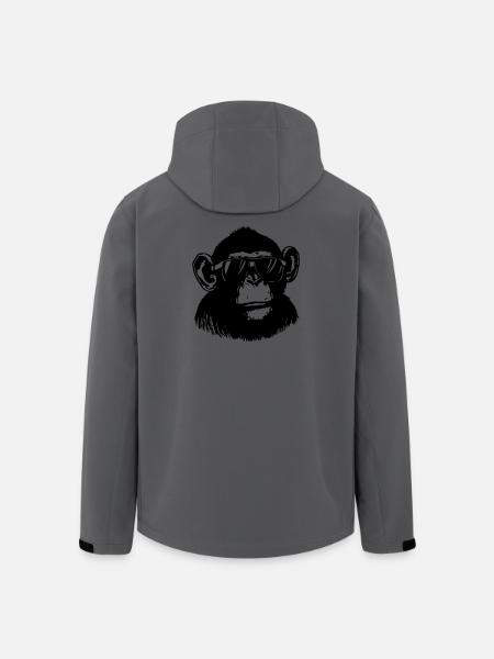 Cool Monkey - Men’s Recycled Softshell Jacket by Stanley/Stella - anthracite