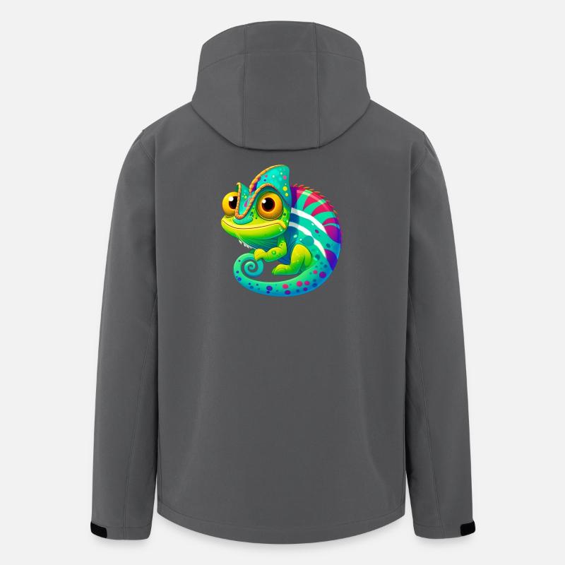 Caméléon - Veste softshell homme en polyester recyclé Stanley/Stella - charbon