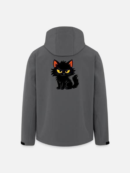 Chaton doux - Veste softshell homme en polyester recyclé Stanley/Stella - charbon