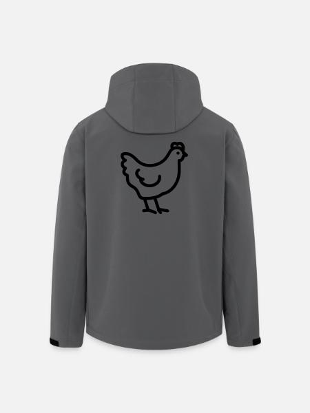 chicken - Men’s Recycled Softshell Jacket by Stanley/Stella - anthracite