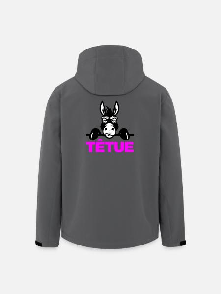 Hartnäckig - Recycelte Männer Softshell-Jacke von Stanley/Stella - Anthrazit
