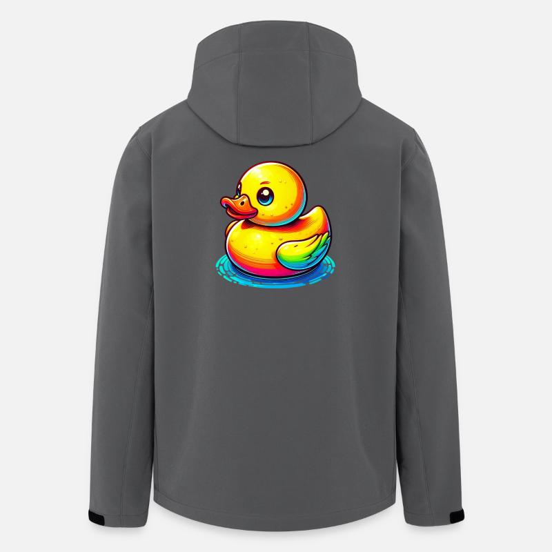 Duckling Duck Duck - Men’s Recycled Softshell Jacket by Stanley/Stella - anthracite