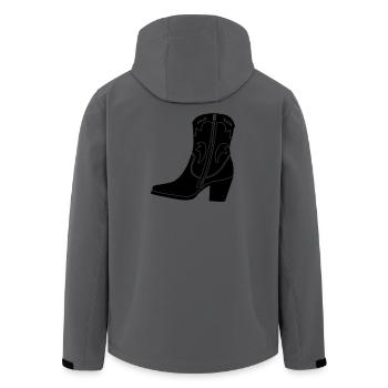 Botte western dames - Veste softshell homme en polyester recyclé Stanley/Stella - charbon - Dos - AI Model Male 185 light (185cm)
