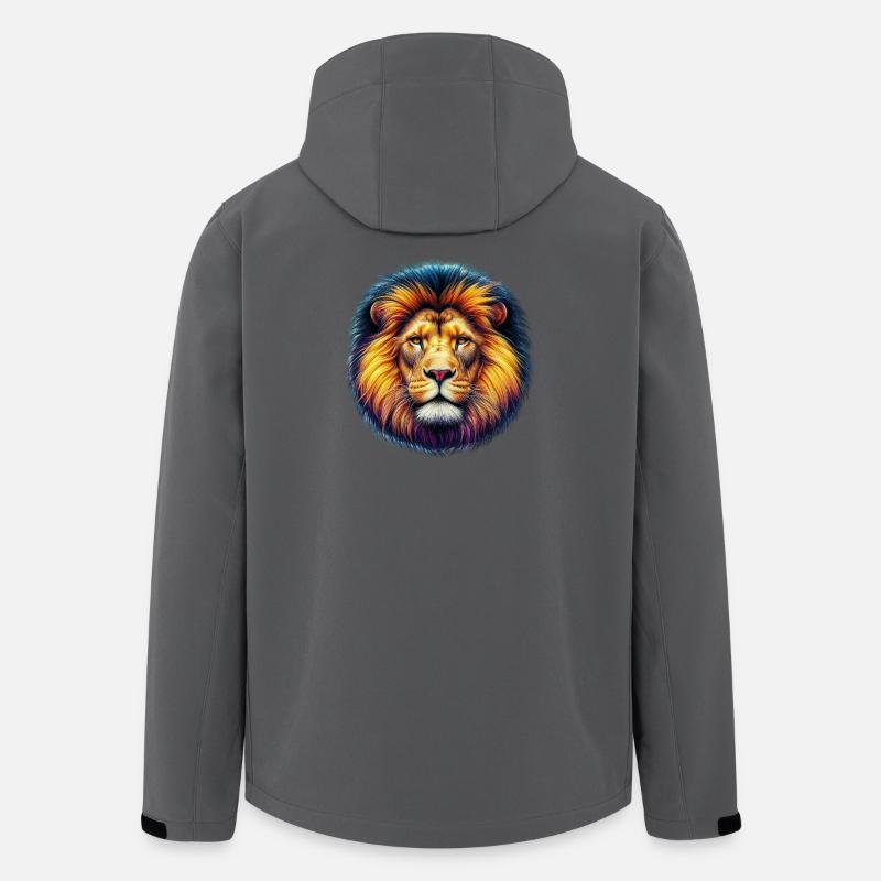 Lion - Veste softshell homme en polyester recyclé Stanley/Stella - charbon