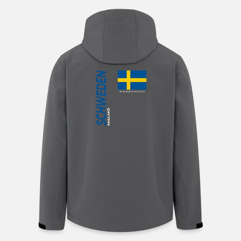 Malmö - Recycelte Männer Softshell-Jacke von Stanley/Stella - Anthrazit