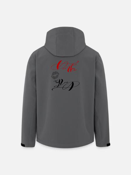 Merci - Veste softshell homme en polyester recyclé Stanley/Stella - charbon