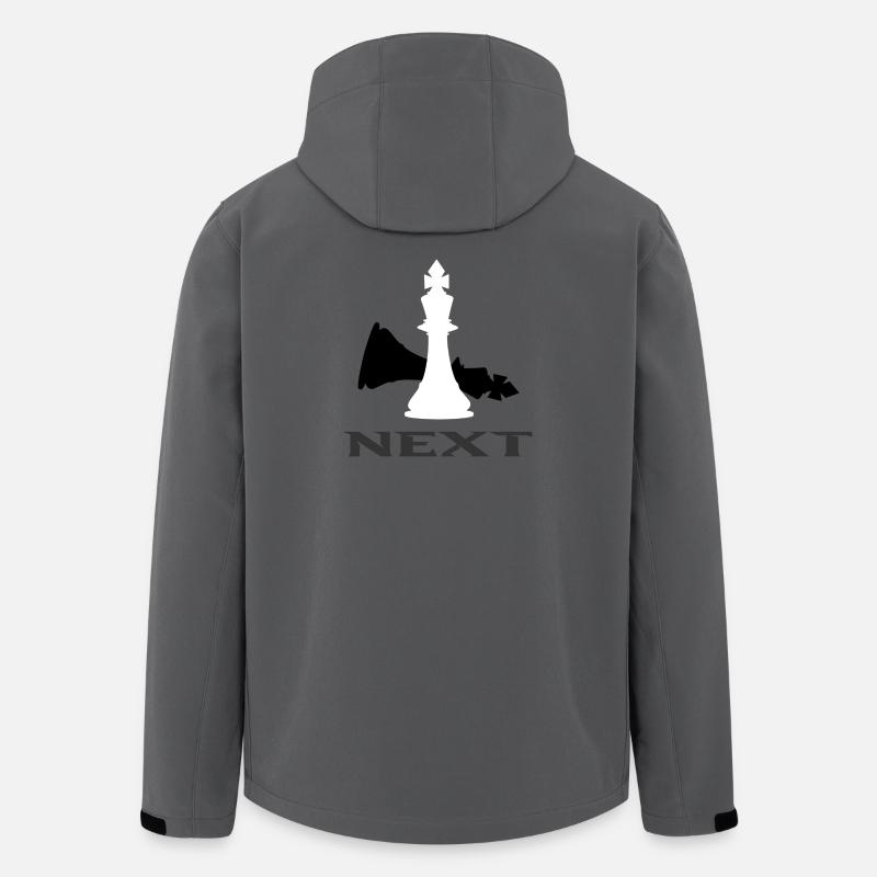 Schach - Recycelte Männer Softshell-Jacke von Stanley/Stella - Anthrazit