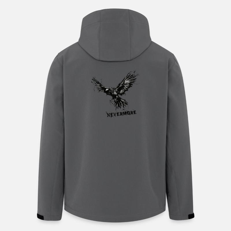 Nevermore - Recycelte Männer Softshell-Jacke von Stanley/Stella - Anthrazit