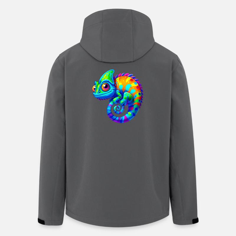 Caméléon - Veste softshell homme en polyester recyclé Stanley/Stella - charbon