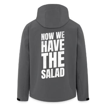 Nun haben wir den Salat Englisch - Recycelte Männer Softshell-Jacke von Stanley/Stella - Anthrazit - Hinten - AI Model Male 185 light (185cm)