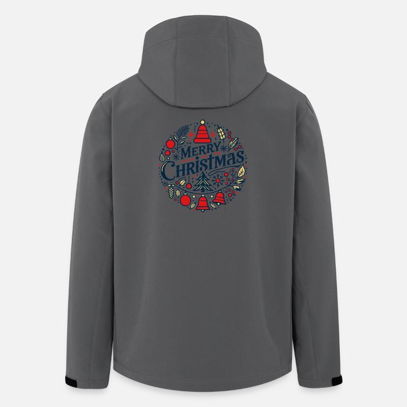 Frohe Weihnachten 3 - Recycelte Männer Softshell-Jacke von Stanley/Stella - Anthrazit