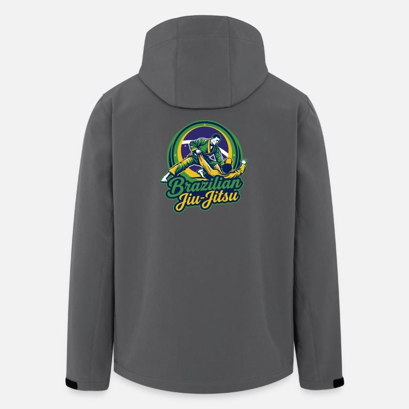 Brasilianische Jiu-Jitsu-Kampfkünste - Recycelte Männer Softshell-Jacke von Stanley/Stella - Anthrazit
