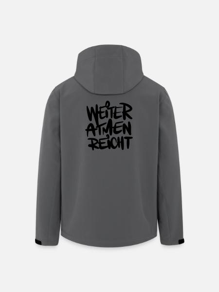 Respire Say Humour - Veste softshell homme en polyester recyclé Stanley/Stella - charbon