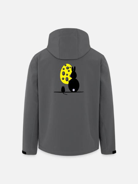 Mäuseosterei - Recycelte Männer Softshell-Jacke von Stanley/Stella - Anthrazit
