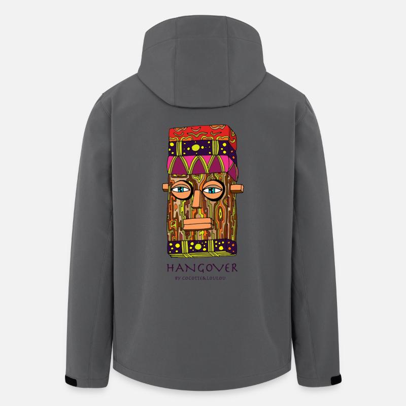 Der Kater - Recycelte Männer Softshell-Jacke von Stanley/Stella - Anthrazit