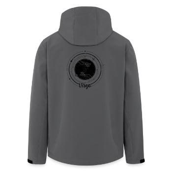 Sternzeichen Jungfrau - Recycelte Männer Softshell-Jacke von Stanley/Stella - Anthrazit - Hinten - AI Model Male 185 light (185cm)