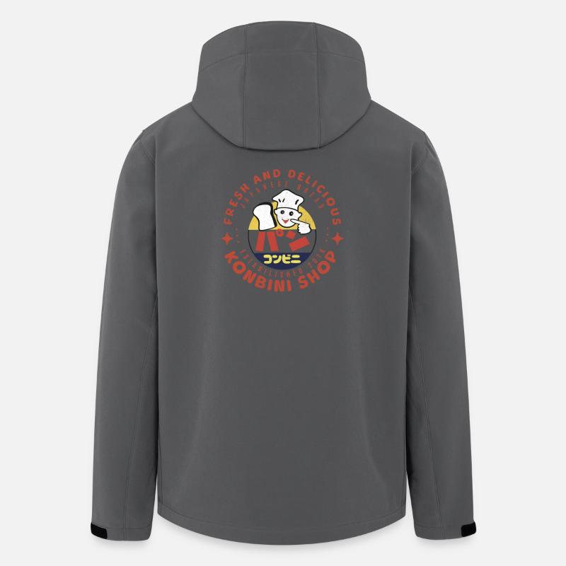 I Love Konbini Bread - Recycelte Männer Softshell-Jacke von Stanley/Stella - Anthrazit
