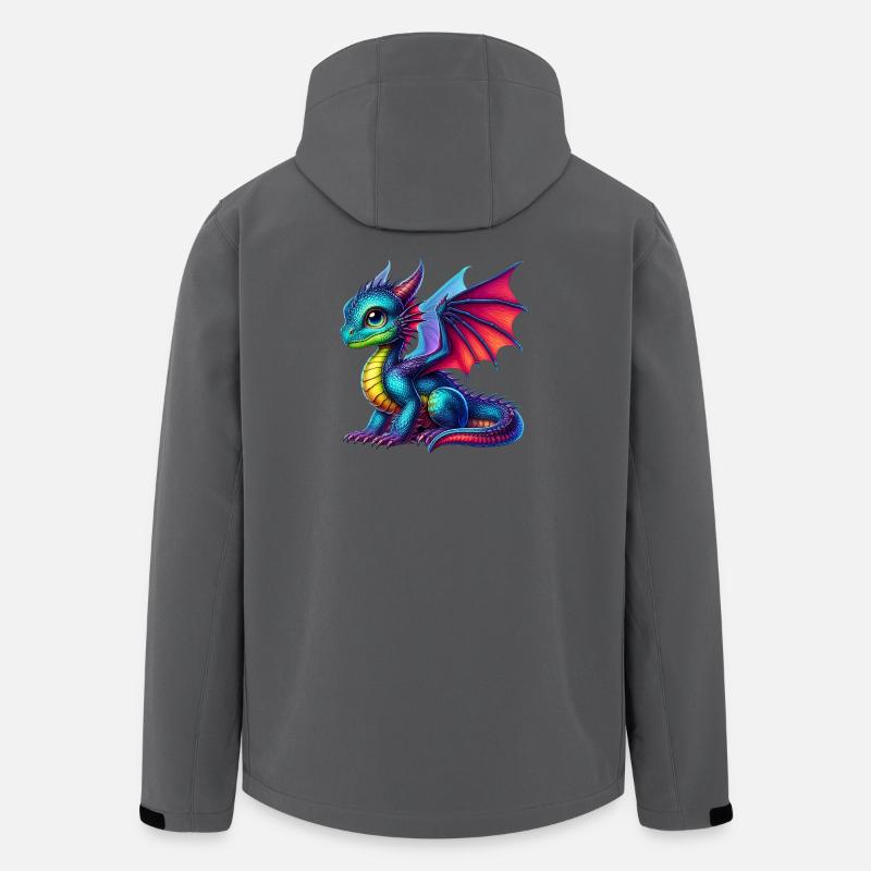 Dragon - Men’s Recycled Softshell Jacket by Stanley/Stella - anthracite