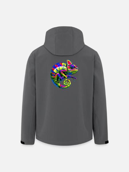 Chamäleon - Recycelte Männer Softshell-Jacke von Stanley/Stella - Anthrazit