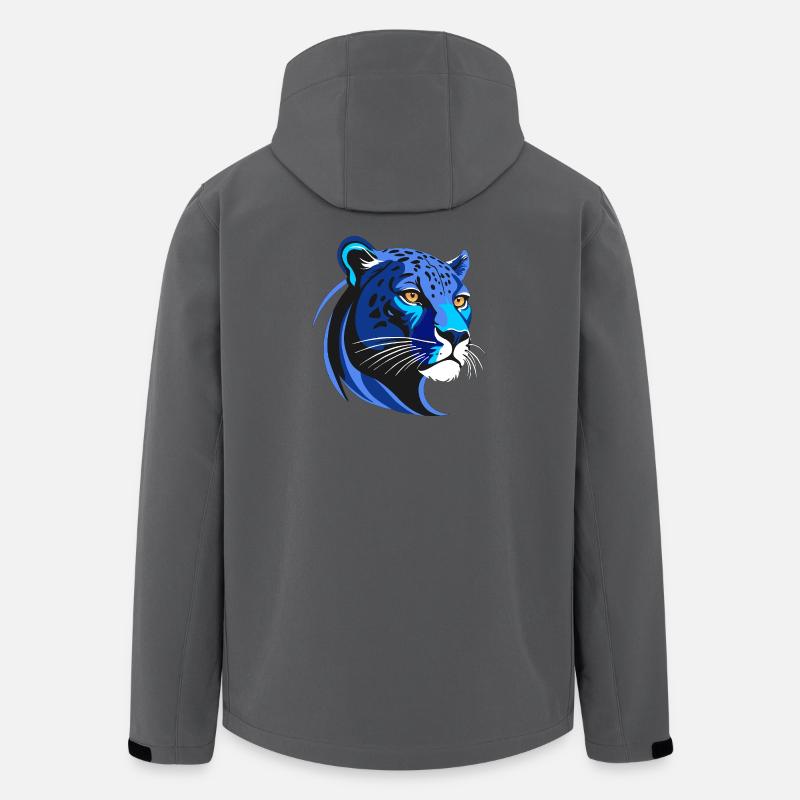 PANTER BLU - Recycelte Männer Softshell-Jacke von Stanley/Stella - Anthrazit