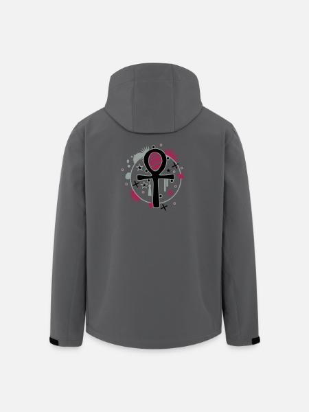 Ankh - Men’s Recycled Softshell Jacket by Stanley/Stella - anthracite
