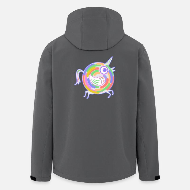 unicorn - Men’s Recycled Softshell Jacket by Stanley/Stella - anthracite