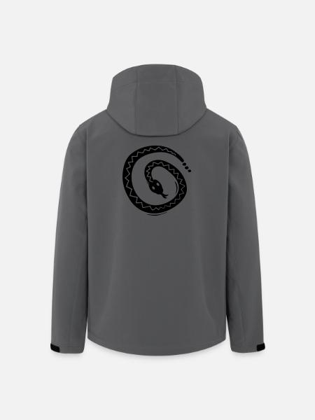 Snake Symbol - Men’s Recycled Softshell Jacket by Stanley/Stella - anthracite