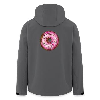 Beignet - Veste softshell homme en polyester recyclé Stanley/Stella - charbon - Dos - AI Model Male 185 light (185cm)